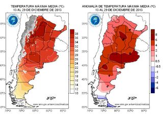 Informe especial de la ola de calor en Argentina