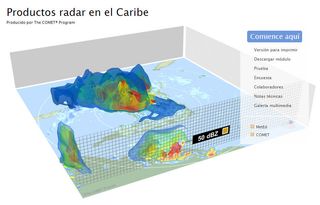 Productos radar en el Caribe
