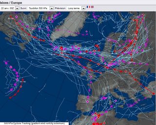 Posible formación de una DANA: lluvia y nieve para el Mediterráneo Occidental
