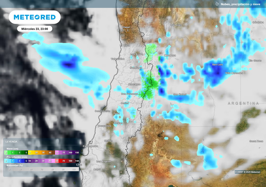 mapa de lluvia y nieve. mapa de lluvia y nieve.
