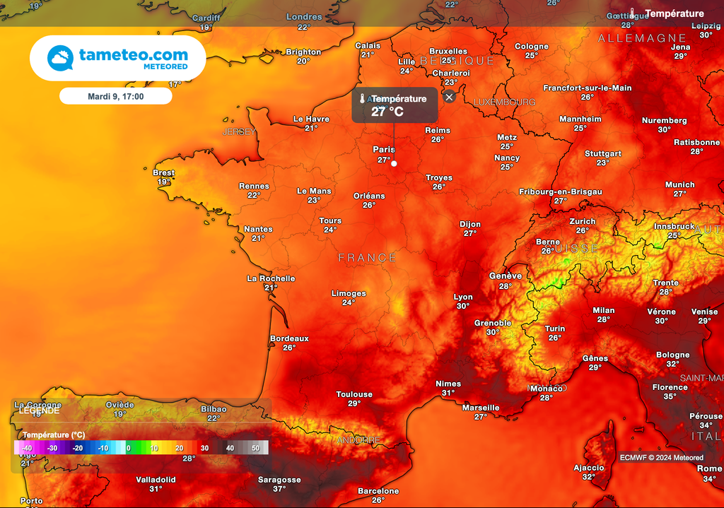 Les températures s'annoncent plus estivales la semaine prochaine en France. Les températures s'annoncent plus estivales la semaine prochaine en France.
