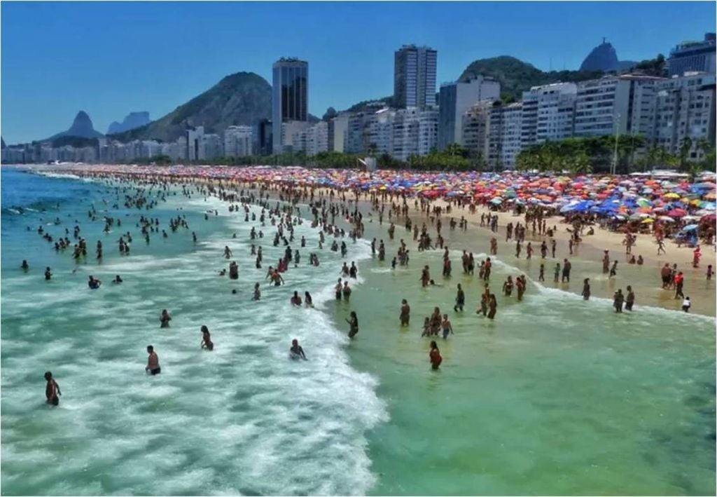 praia, calor, Rio de Janeiro