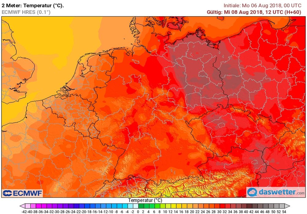 Hitzepeak am Mittwoch Hitzepeak am Mittwoch