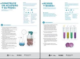 ¿Quieres coleccionar gotas de lluvia, investigar con hielo o hacer un acuífero?