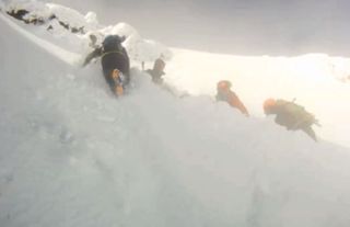 Avalancha en Peñalara, Madrid
