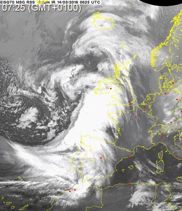 ¿Gisele ha experimentado un proceso de ciclogénesis explosiva?