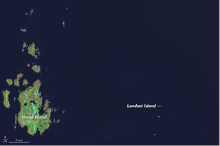 La isla que lleva el nombre de un satélite