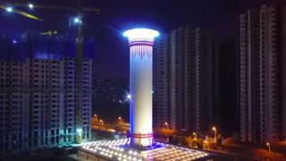 China lucha contra el smog con un gran purificador de aire