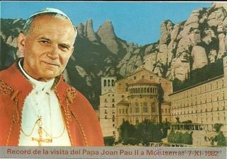 La primera visita del Papa Juan Pablo II a Montserrat: mi experiencia meteorológica