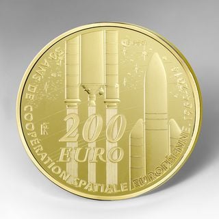 Una moneda muy espacial