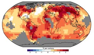 ¿El calentamiento global significa que se está calentando todas las partes?