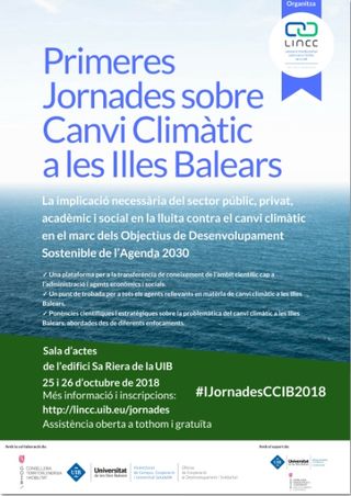 Primeras Jornadas sobre el Cambio Climático en las Islas Baleares