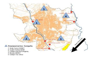 Primera campaña de medida de concentraciones de dióxido de carbono y metano en Madrid