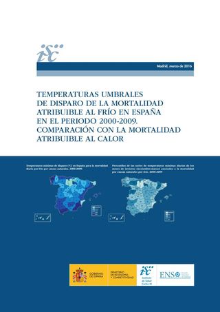 Temperaturas umbrales de disparo de la mortalidad atribuible al frío en España en el período 2000-2009. Comparación con la mortalidad atribuible al calor