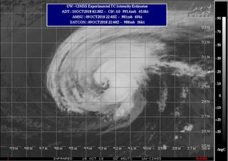 Trayectoria prevista del huracán Leslie: Desde Canarias a Irlanda
