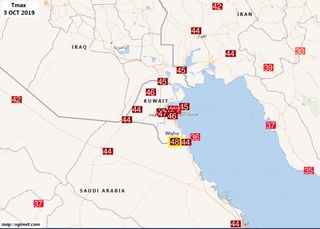 47,6 ° C en Kuwait: récord en octubre en el hemisferio norte