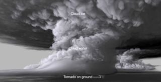 Recreación de un tornado EF-5 en 3D