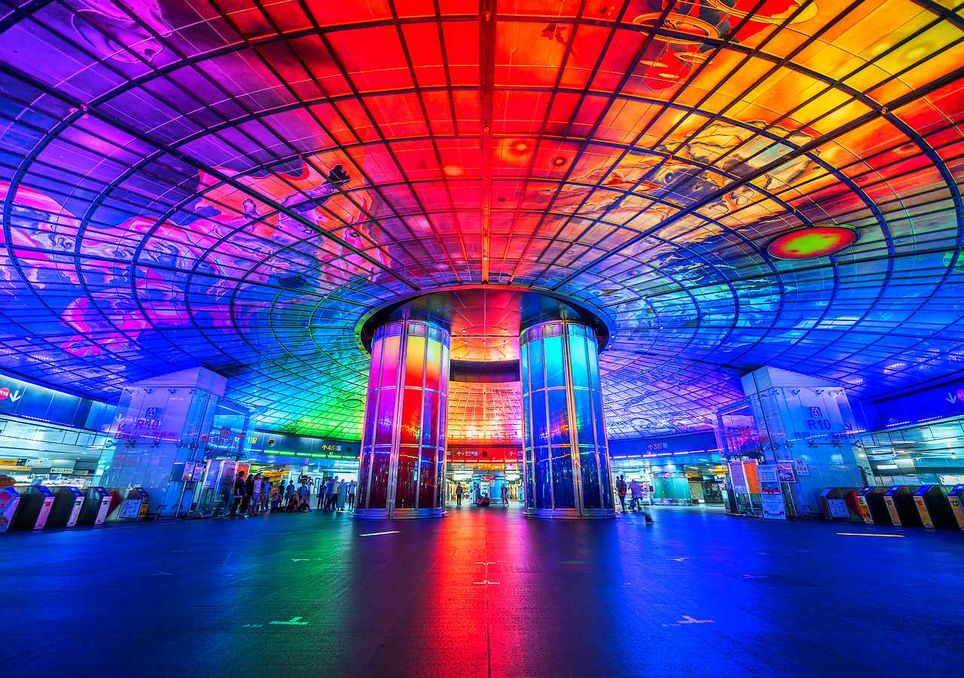 Estación de Formosa Boulevard, en Kaohsiung, Taiwan