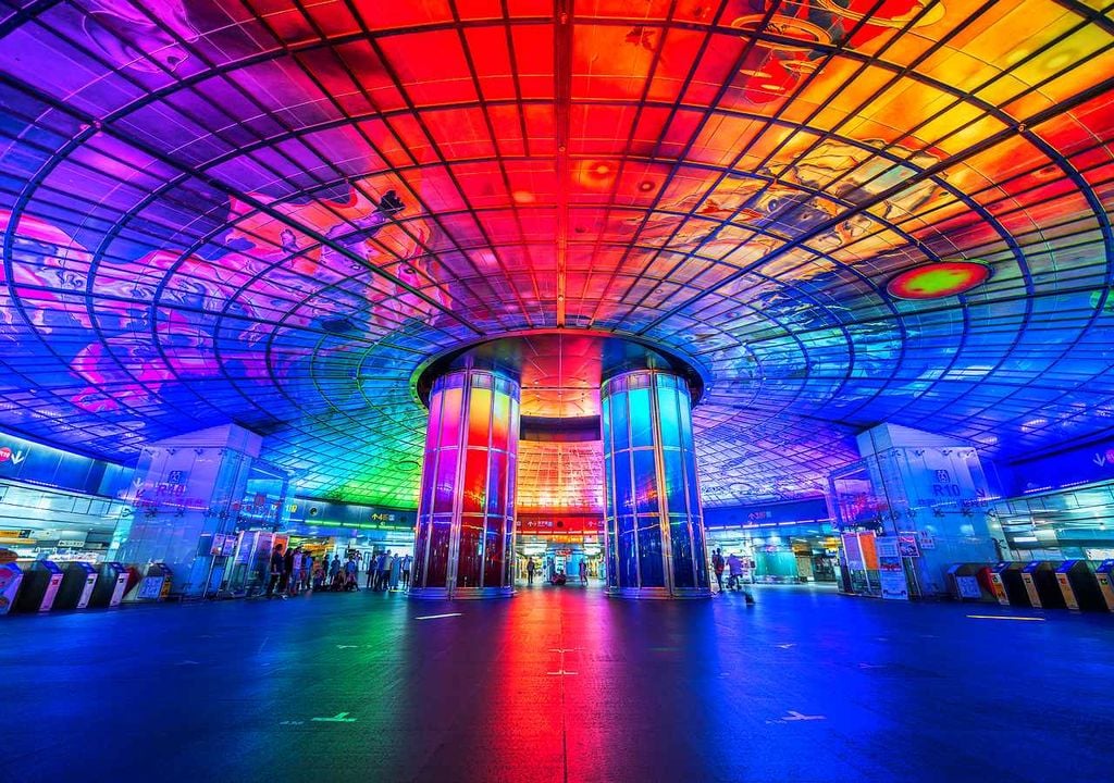 Estación de Formosa Boulevard, en Kaohsiung, Taiwan