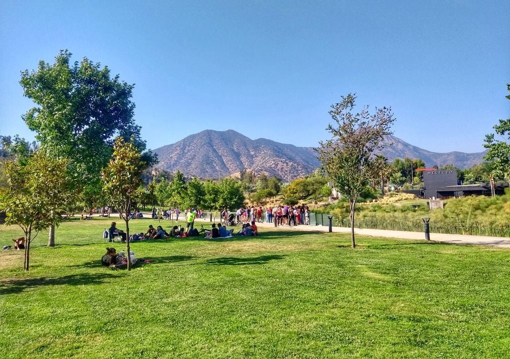 Parque Bicentenario de Vitacura, Santiago de Chile.