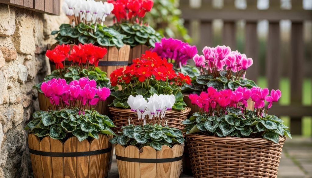Flores delicadas que aparecen en pleno invierno y destacan en balcones con poca luz.