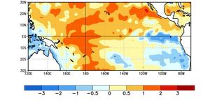 Se espera el desarrollo de El Niño durante el verano u otoño con un 50% de probabilidad