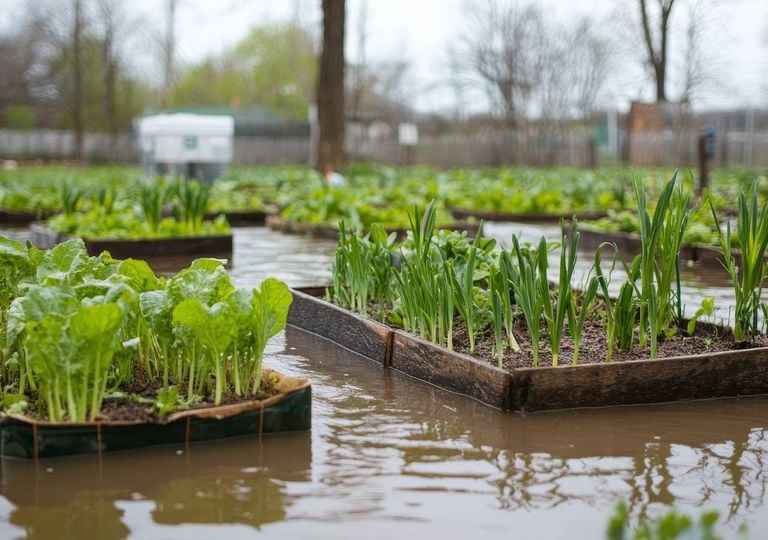 6 cosas que debes de hacer si tu huerto se ha visto afectado por lluvias fuertes e inundaciones