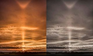 Ecos misteriosos de pilares solares