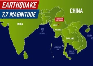 Earthquake bangkok tsunami risk
