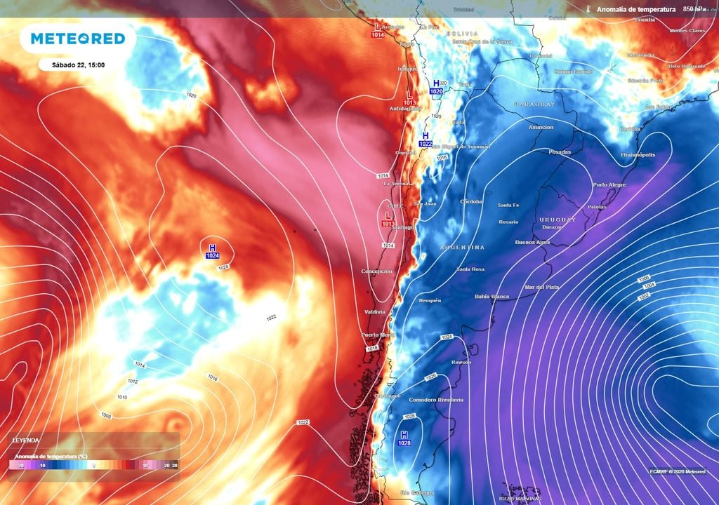 La vaguada costera acentuará el calor que está siendo arrastrado hacia el norte y centro por una dorsal de altura.