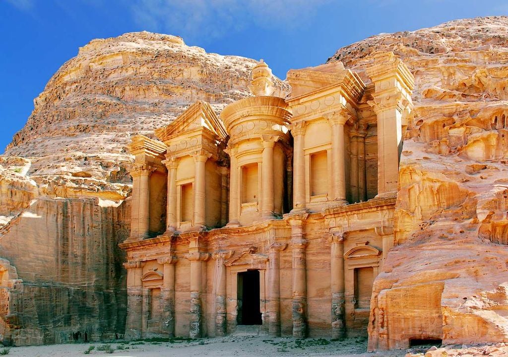 Petra, Jordânia, uma das maravilhas do mundo moderno