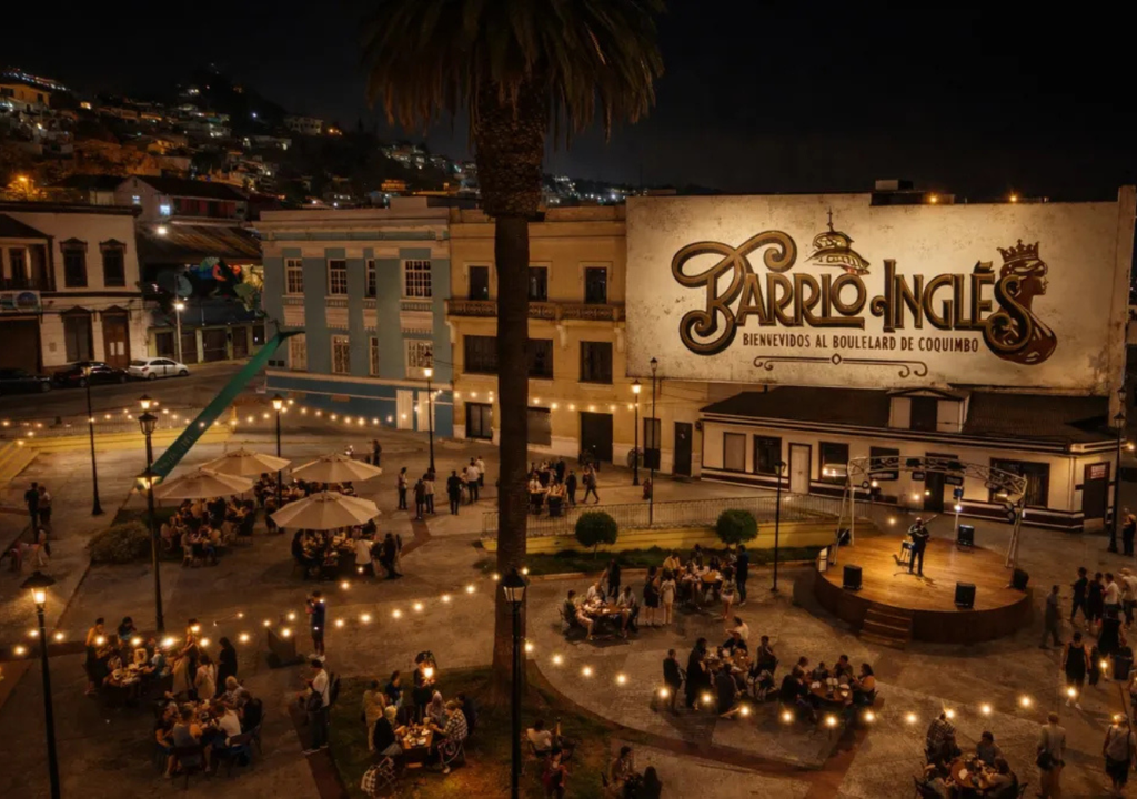 Se realizarán boulevards en el Barrio Inglés de Coquimbo todos los viernes y sábados del verano. Crédito: Municipalidad de Coquimbo.