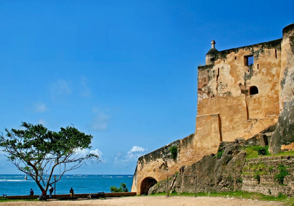 Fuerte Jesús en Mombasa, Kenia.