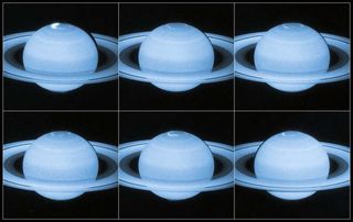 El Hubble observa auroras en Saturno