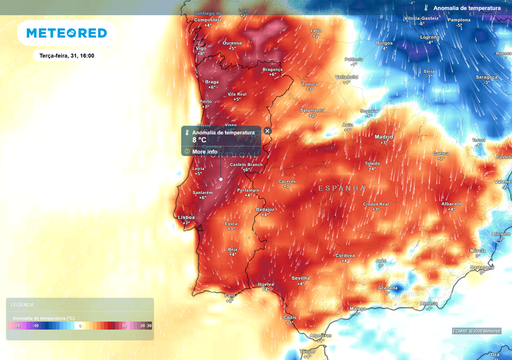 8 &deg;C acima da m&eacute;dia: as temperaturas v&atilde;o subir em Portugal nos pr&oacute;ximos dias