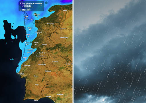 8 mm at&eacute; domingo, 7 de junho, em Portugal: Alfredo Gra&ccedil;a aponta os dias mais frescos e chuvosos