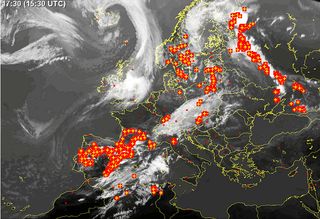 Las tormentas veraniegas se apoderan de parte de Europa 