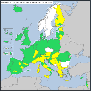 El nuevo portal Meteoalarm presenta los avisos meteorológicos de 650 áreas europeas