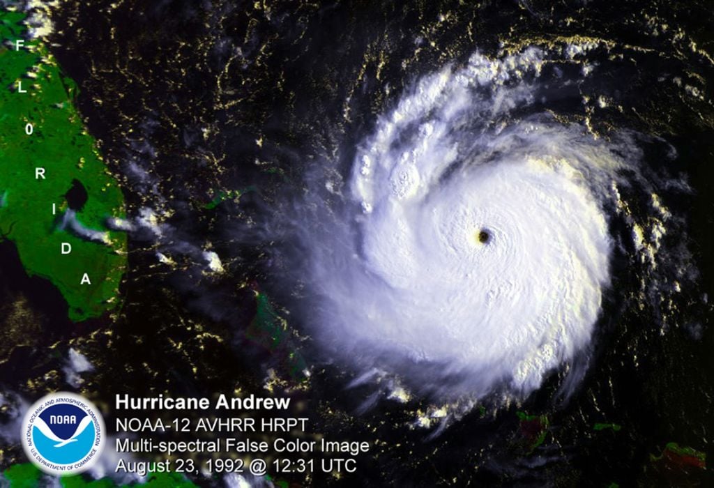 satelite huracan andrew caribe florida tifon ciclon tropical