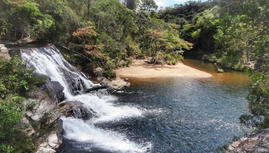 Cachoeira da Zilda, em Carrancas (MG). Crédito: Divulgação.