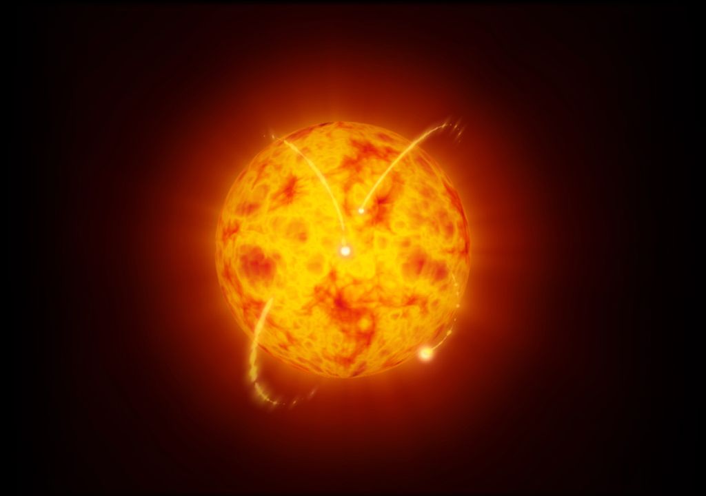erupções solares; atividade solar