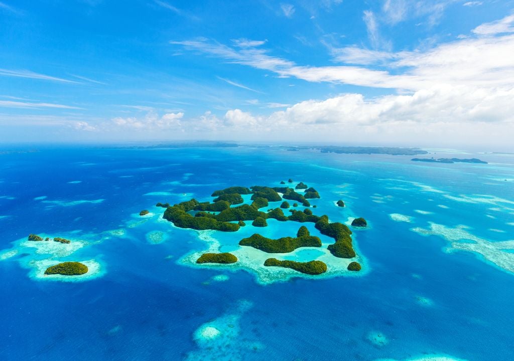 oceano pacífico; ilhas Palau oceano pacífico; ilhas Palau