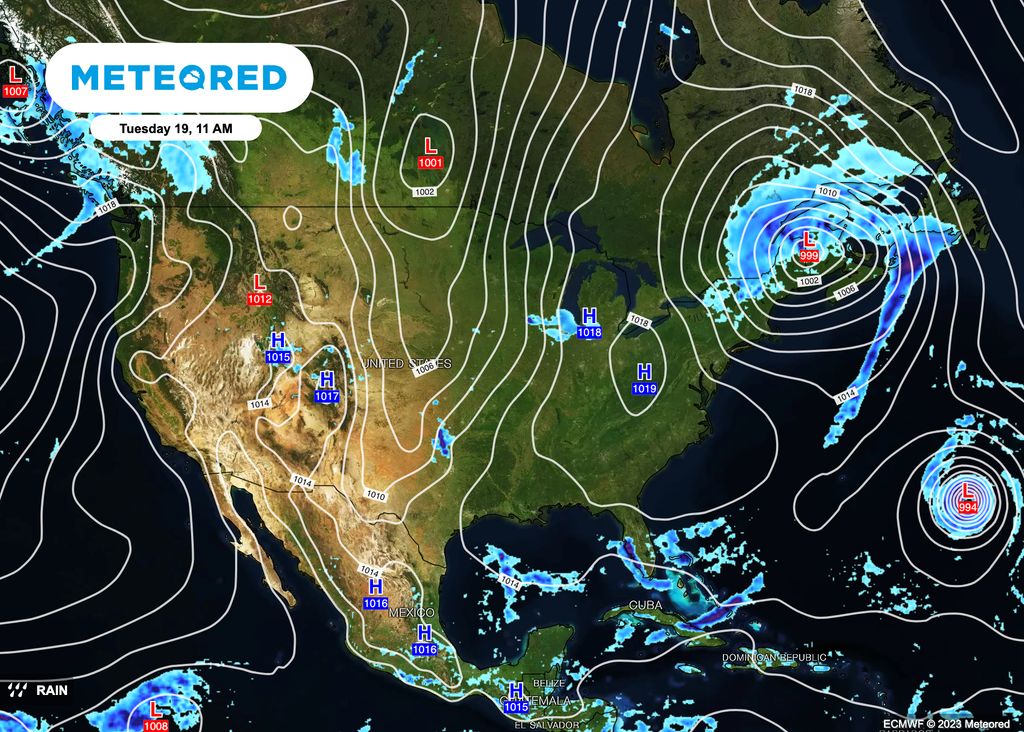 rain across US