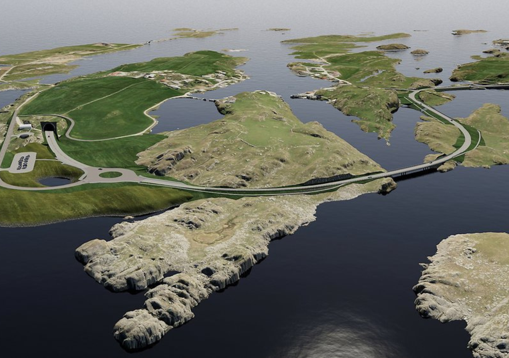 El túnel Rogfast es parte de la carretera E39, que conecta 1.100 kilómetros de costa noruega. Foto: X @Teknisk