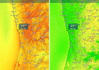 A cidade do Porto irá registar uma queda acentuada das temperaturas entre os dias 6 e 7 de abril: menos 11 ºC em 24h