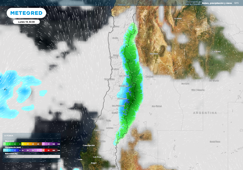 precipitaciones previstas