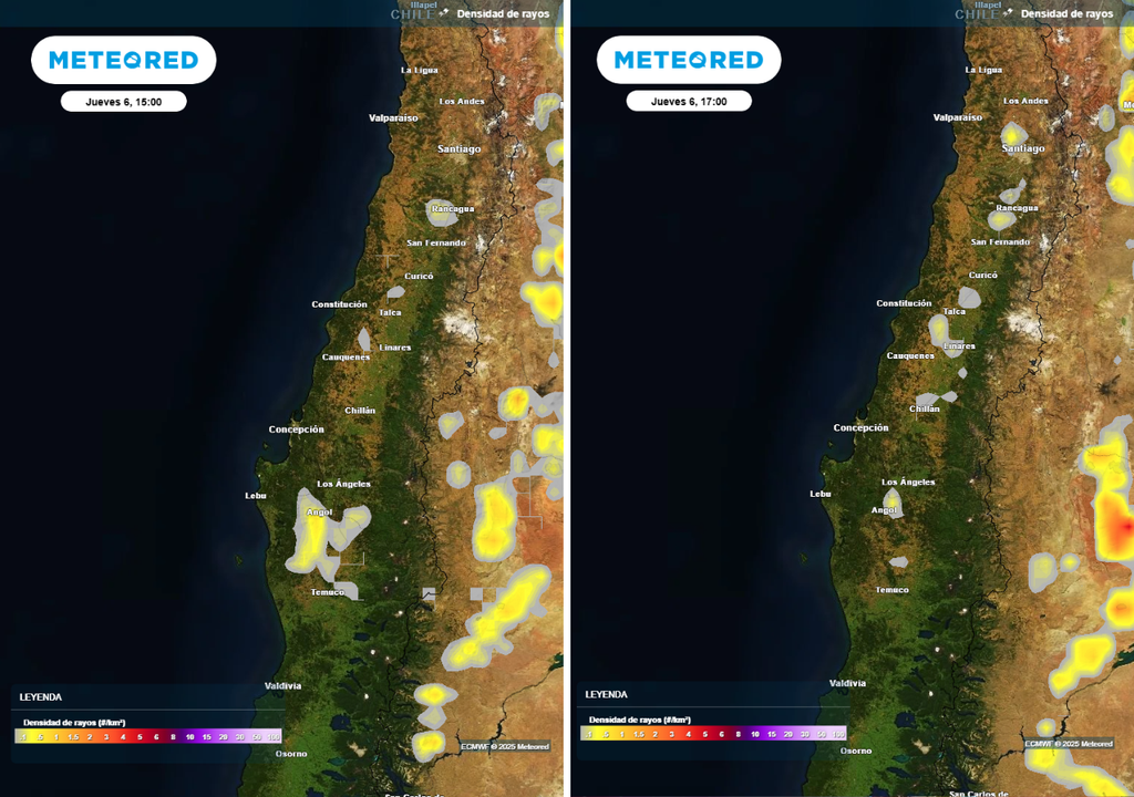 tormentas eléctricas previstas