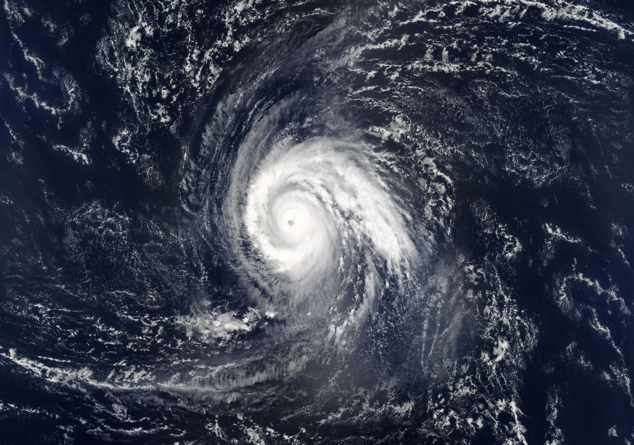 Imagen ilustrativa de un ciclón tropical. Fuente: NASA.