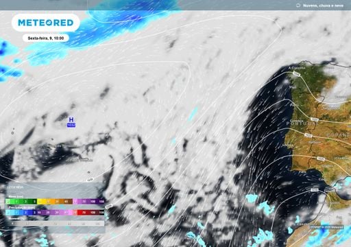 A gota fria ainda vai influenciar Portugal: chuva e trovoadas antes de uma mudan&ccedil;a no tempo at&eacute; sexta-feira
