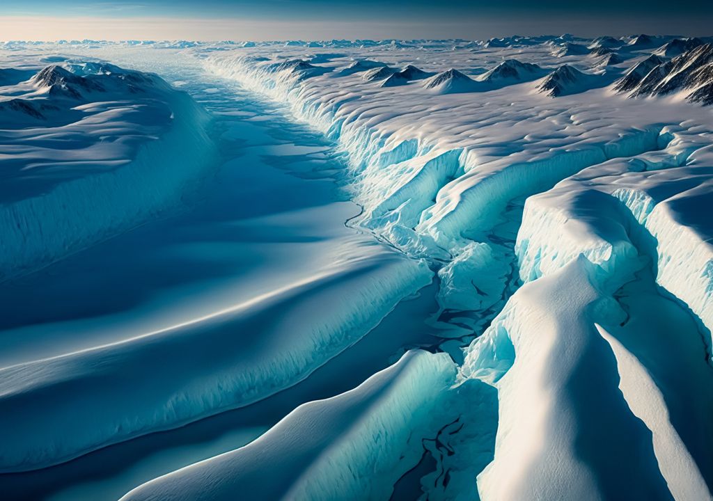Groenlandia; hielo